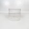 Postmodern Italian Grey and Blue Acrylic Glass Cylindrical Coffee Tables, 2000s, Set of 2, Image 6