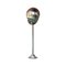 Mid-Century Modern French Steel Moon Floor Lamp attributed to Henri Mathieu, 1960s 1