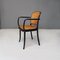 Antike italienische schwarz lackierte Stühle von Thonet, 1920er, 8er Set 14
