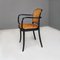 Antike italienische schwarz lackierte Stühle von Thonet, 1920er, 8er Set 11
