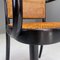 Antike italienische schwarz lackierte Stühle von Thonet, 1920er, 8er Set 5