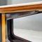 Mid-Century Italian Rectangular Portugal Marble Wood and Brass Dining Table, 1950s 11