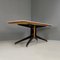 Mid-Century Italian Rectangular Portugal Marble Wood and Brass Dining Table, 1950s 7