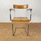 Scrivania Bauhaus in metallo e legno con sedia, anni '20, set di 2, Immagine 4