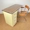 Bauhaus Metal & Wood Desk and Chair, 1920s, Set of 2 1