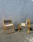 Orange Metal Chairs in the style of Aldo Barberi, Set of 2 2