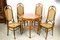 Austrian Art Nouveau Chairs with Table in Bentwood from Thonet, 1915, Set of 5 2