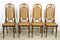 Austrian Art Nouveau Chairs with Table in Bentwood from Thonet, 1915, Set of 5, Image 17