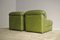 Green Eco-Leather Armchairs, 1970s, Set of 2 9