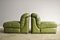 Green Eco-Leather Armchairs, 1970s, Set of 2, Image 6