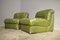 Green Eco-Leather Armchairs, 1970s, Set of 2 3