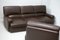 French Three Seater Sofa and Armchair in Leather from Steiner, 1970, Set of 2, Image 21