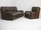 French Three Seater Sofa and Armchair in Leather from Steiner, 1970, Set of 2, Image 9