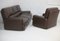 French Three Seater Sofa and Armchair in Leather from Steiner, 1970, Set of 2, Image 19