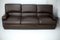 French Three Seater Sofa and Armchair in Leather from Steiner, 1970, Set of 2 6