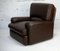 French Three Seater Sofa and Armchair in Leather from Steiner, 1970, Set of 2 10