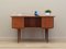 Danish Teak Veneer Desk, 1970s 5