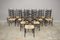 Straw and Beech Chairs, 1970s, Set of 14 7
