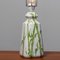 Italian Hand-Painted Glazed Ceramic Table Lamp with Bamboo Decor, 1960s 6