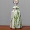 Lampada da tavolo in ceramica smaltata dipinta a mano con decorazioni in bambù, Italia, anni '60, Immagine 6