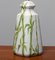 Italian Hand-Painted Glazed Ceramic Table Lamp with Bamboo Decor, 1960s 4