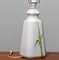 Italian Hand-Painted Glazed Ceramic Table Lamp with Bamboo Decor, 1960s, Image 5