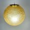 Vintage Golden Pendant Lamp, Italy, 1970s 2