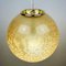 Vintage Golden Pendant Lamp, Italy, 1970s 7