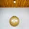 Vintage Golden Pendant Lamp, Italy, 1970s 12