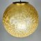 Vintage Golden Pendant Lamp, Italy, 1970s 6