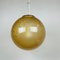 Vintage Golden Pendant Lamp, Italy, 1970s 1