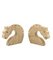 Brutalist Travertine Horse or Dragon Bookends from Fratelli Mannelli, Italy, 1970s, Set of 2 1