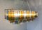 Lámpara de araña Art Déco de cristal de Murano, años 2000, Imagen 2