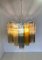 Lámpara de araña Art Déco de cristal de Murano, años 2000, Imagen 5