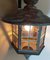Lanterna da parete vintage con struttura in rame, anni '30, Immagine 8