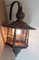 Vintage Wall Lantern with Copper Housing with an Iron Arch Holder, 1930s 7