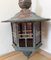 Vintage Wall Lantern with Copper Housing with an Iron Arch Holder, 1930s 3