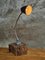 Lámpara de mesa industrial de metal y baquelita, Imagen 2