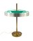 Brass & Glass Table or Desk Lamp by Oscar Torlasco for Lumi, 1960s 18