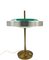 Tischlampe aus Messing & Glas von Oscar Torlasco für Lumi, 1960er 20