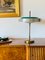 Lámpara de mesa o escritorio de latón y vidrio de Oscar Torlasco para Lumi, años 60, Imagen 2