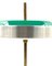 Brass & Glass Table or Desk Lamp by Oscar Torlasco for Lumi, 1960s, Image 5