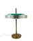Brass & Glass Table or Desk Lamp by Oscar Torlasco for Lumi, 1960s 21