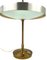 Lampada da tavolo o scrivania in ottone e vetro di Oscar Torlasco per Lumi, anni '60, Immagine 15
