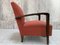 Individual Armchair in Original Red Upholstery 3