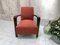 Individual Armchair in Original Red Upholstery 5