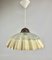 Italian Glass Pendant Lamp with Wavy Edge, 1970s 15
