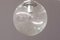 Blown Glass Sphere Suspension Light, 1970s 4