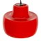 Red Pendant Lamp from Peil & Putzler, 1970s 5