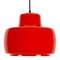 Red Pendant Lamp from Peil & Putzler, 1970s, Image 1